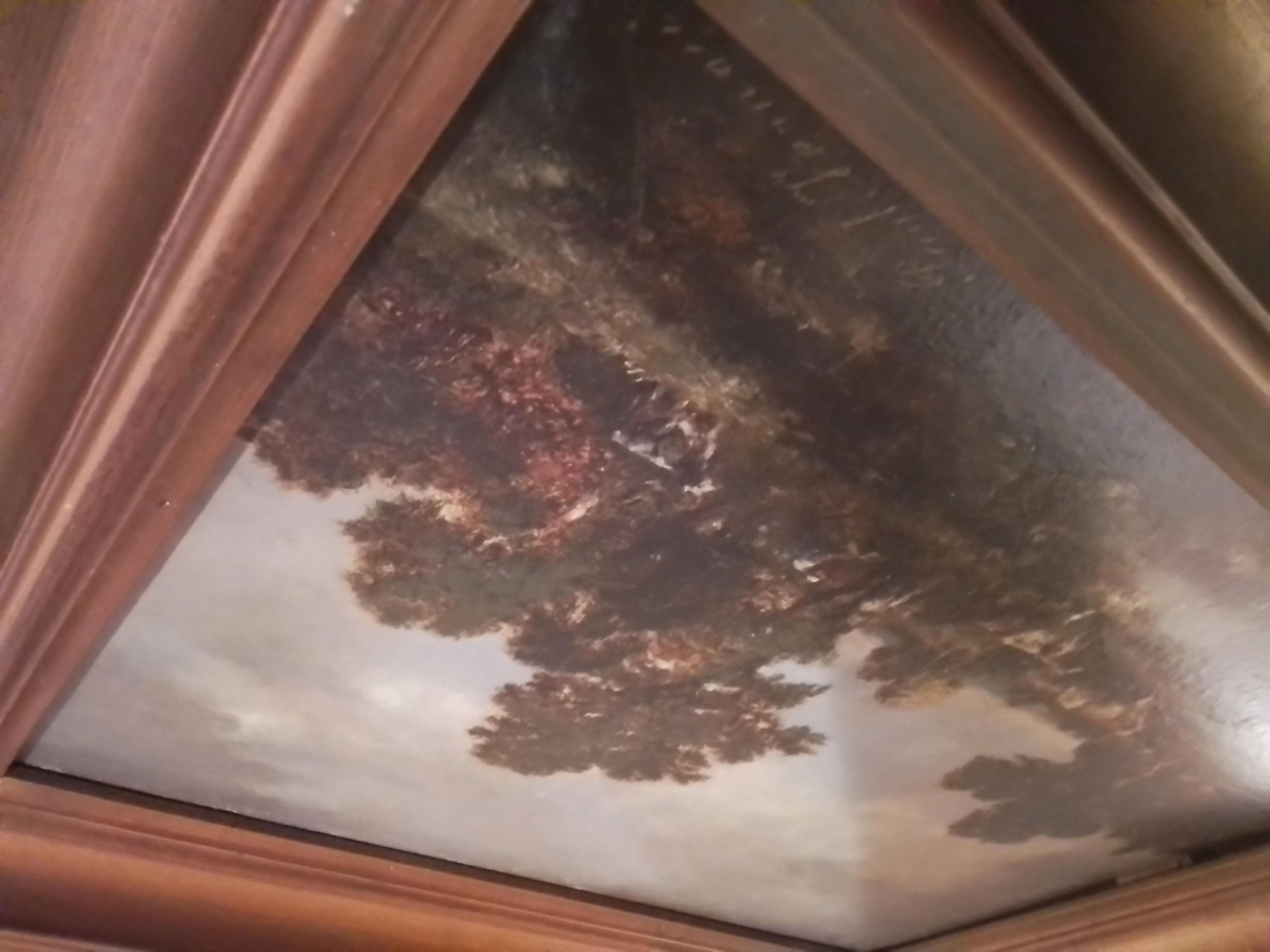 Shepherdess in the Fontainebleau forest. Barbizon. O/P Signed LR For Sale 12