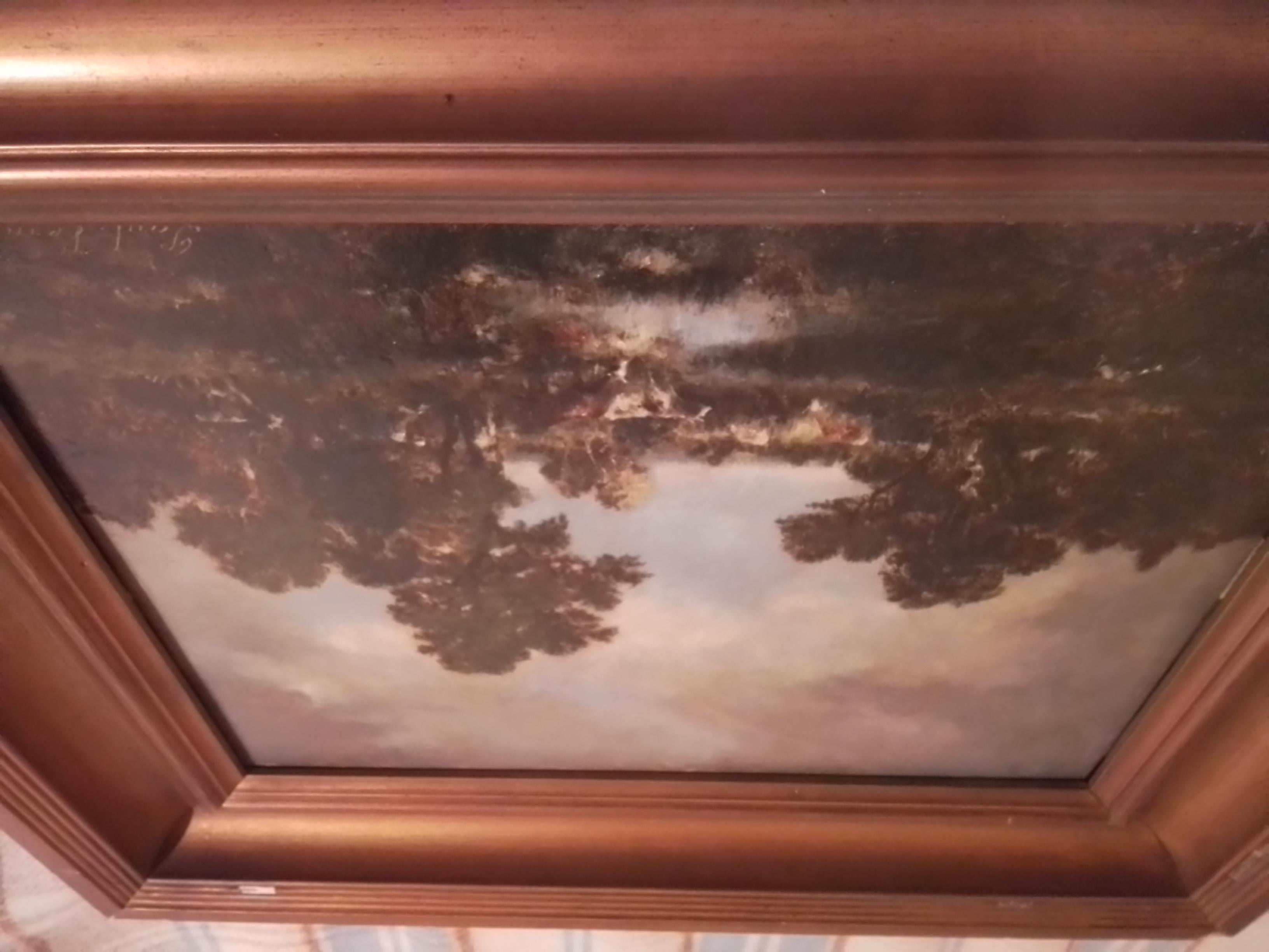 Shepherdess in the Fontainebleau forest. Barbizon. O/P Signed LR For Sale 14