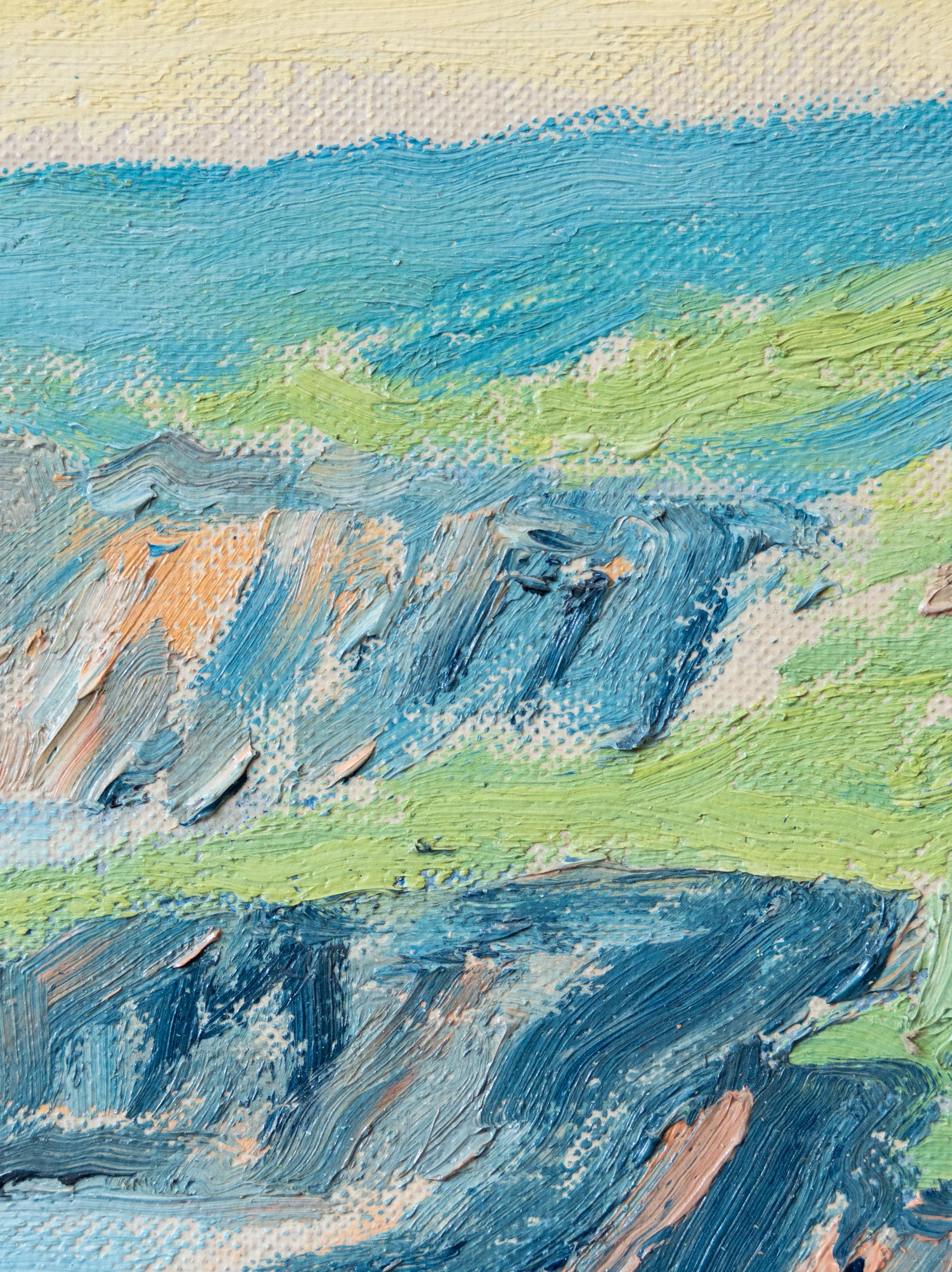 Sonnenaufgang bei Land's End (Post-Impressionismus), Painting, von Vernon Southward