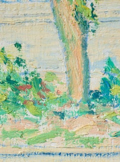 Mid-20th Century Framed Post-Impressionist Oil Painting of Tripoli