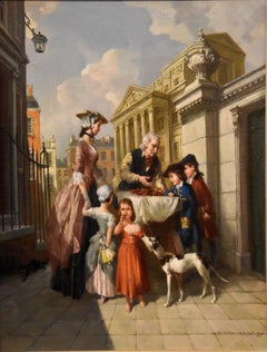 Oil Painting by Vernon Ward "The Gingerbread Seller"