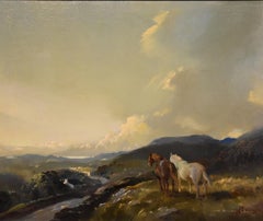 Oil Painting by Vernon DeBeauvoir Ward "The Passing Shower"