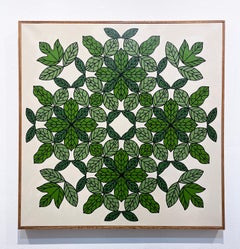 Verdor I by Vero Rivera (mandala with leaves)