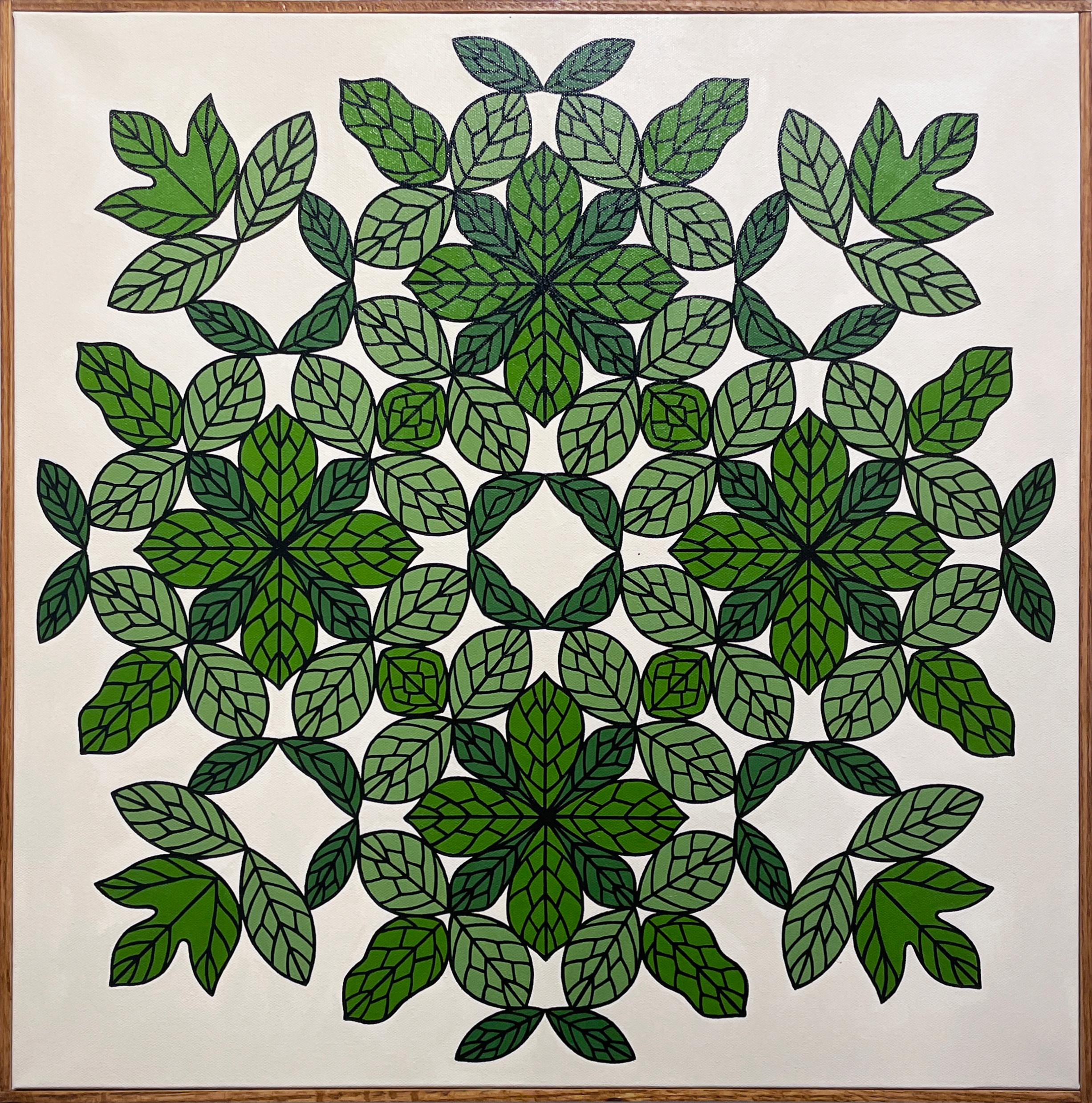 Verdor I von Vero Rivera (mandala mit Blättern)