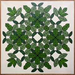 Verdor I by Vero Rivera (mandala with leaves)