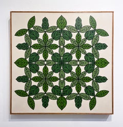 Verdor II by Vero Rivera (mandala with leaves)