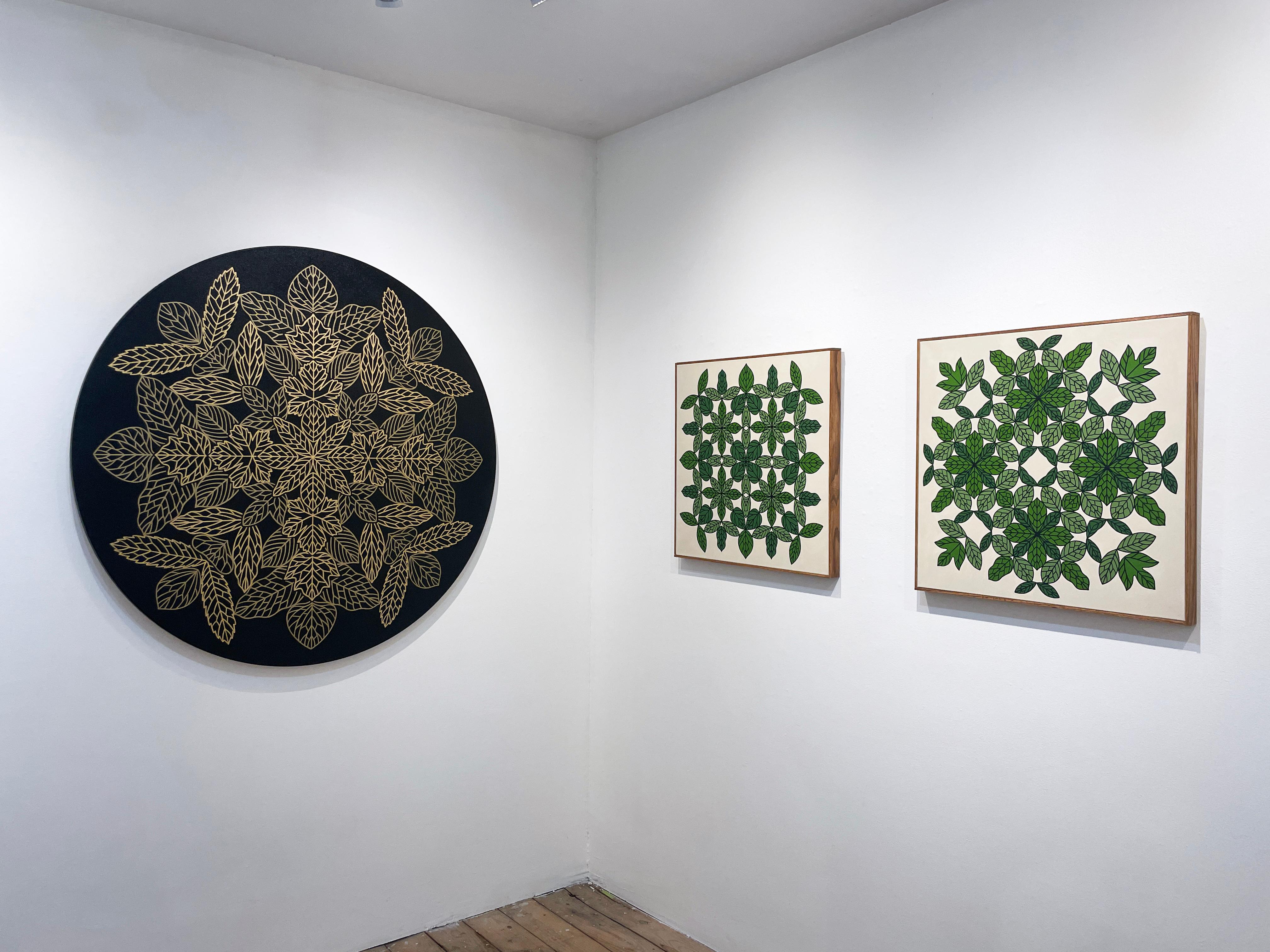 Verdor II von Vero Rivera (mandala mit Blättern) im Angebot 5