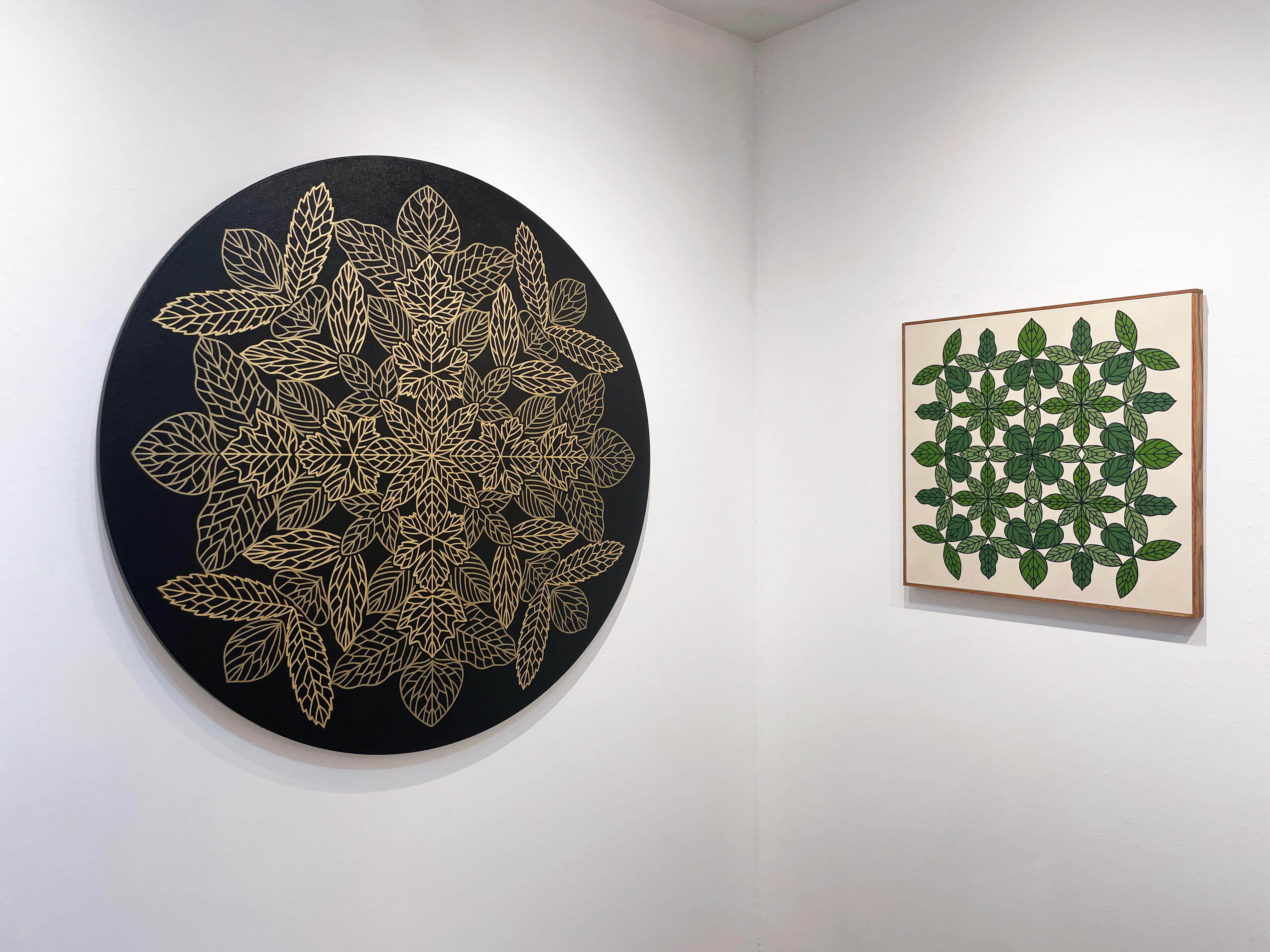 Verdor II von Vero Rivera (mandala mit Blättern) im Angebot 6