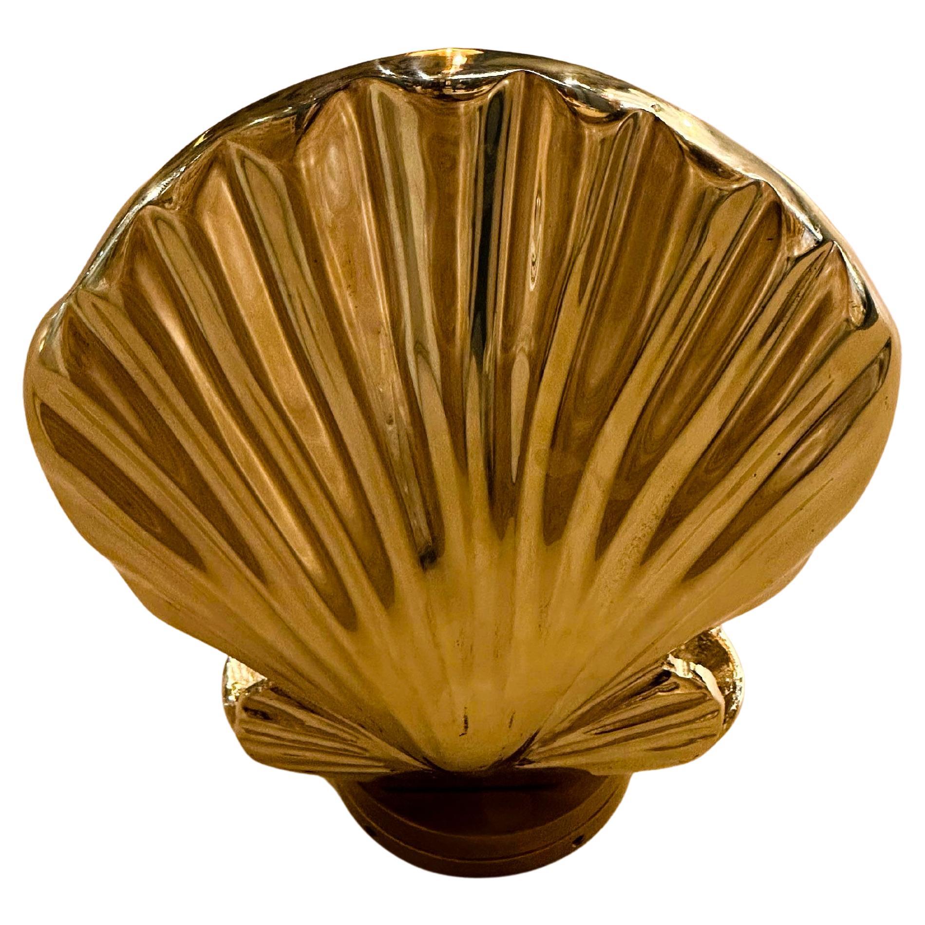 Veroia Sculptural Brass Casting Wall Sconce