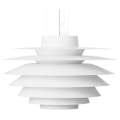 'Verona' 175 White Pendant Lamp by S. Middelboe for Lyfa 'New Edition'