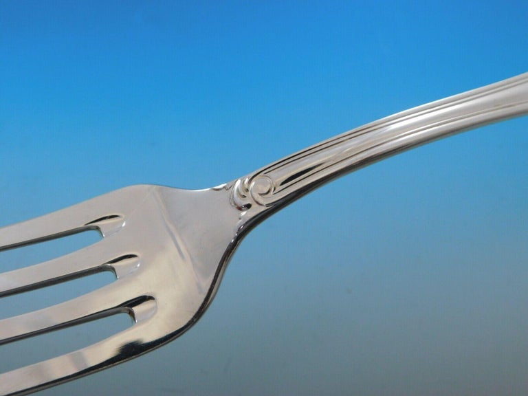 Verona by Fortunoff Italy Sterling Silver Flatware Set 12 Service Dinner 86 Pcs For Sale at 1stDibs