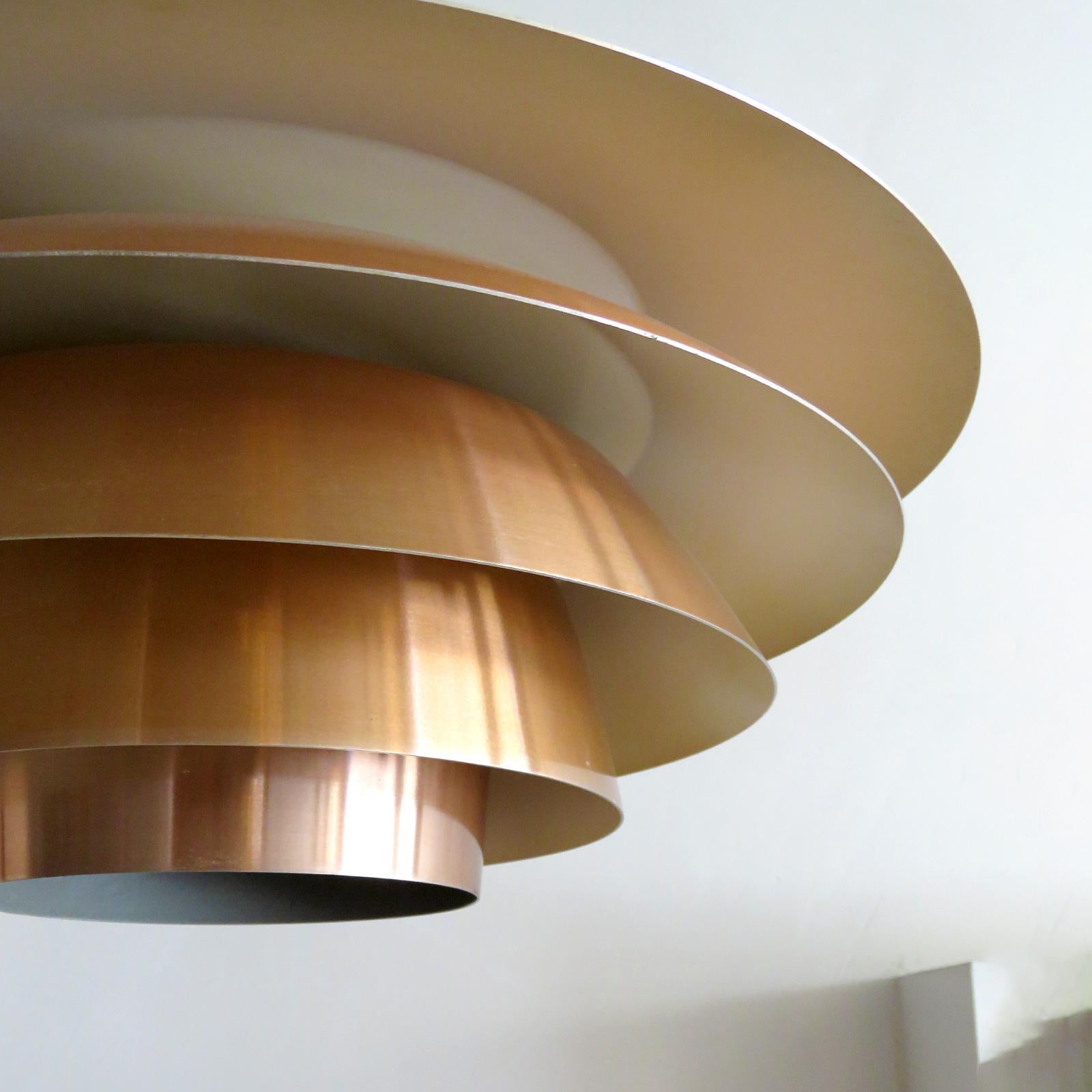 'Verona' Copper Pendant by Sven Middleboe, 1960 In Good Condition In Los Angeles, CA