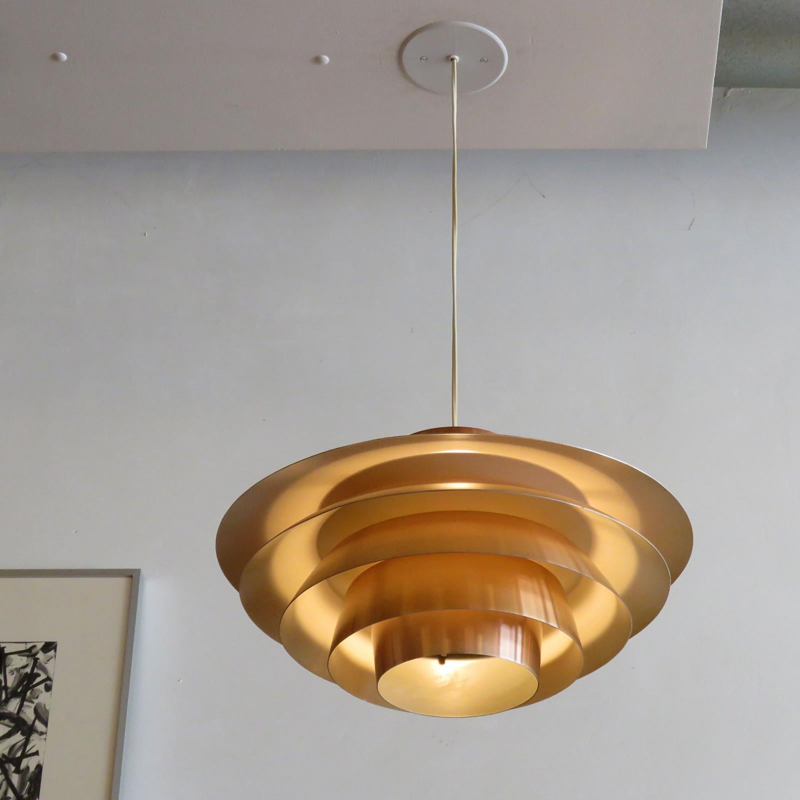 'Verona' Copper Pendant by Sven Middleboe, 1960 3