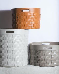 Verona Large and Tall Round Storage Basket