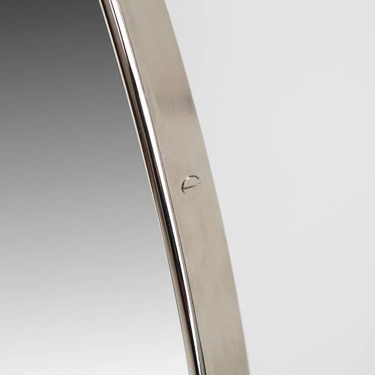Brushed Verona Mirror - Bespoke - Mirrors with Brass, Bronze, Nickel or Chrome Frame For Sale