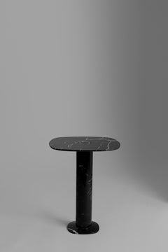 VERONA Sculptural Side Table in Stone by Iván Guerrero Studio