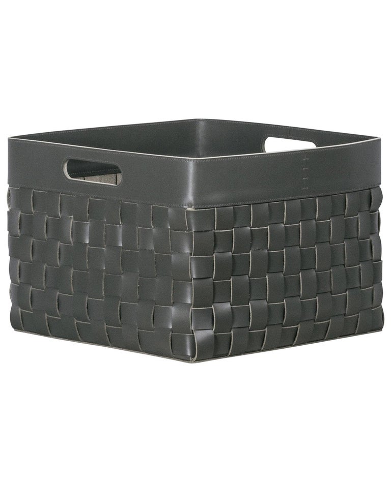 Verona Small Square Storage Basket For Sale at 1stDibs