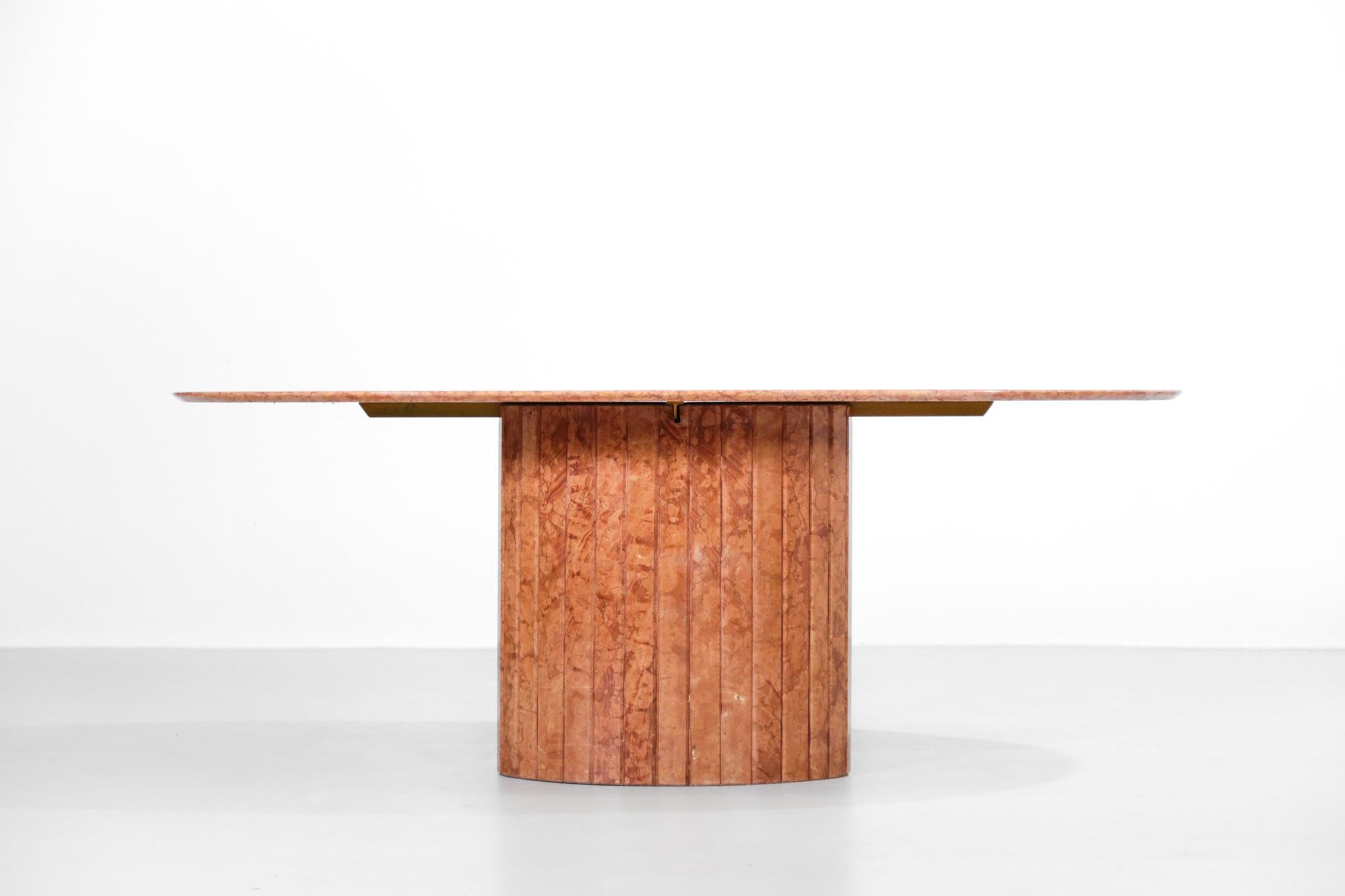 Mid-Century Modern Verone Marble Dining Table, 1970s