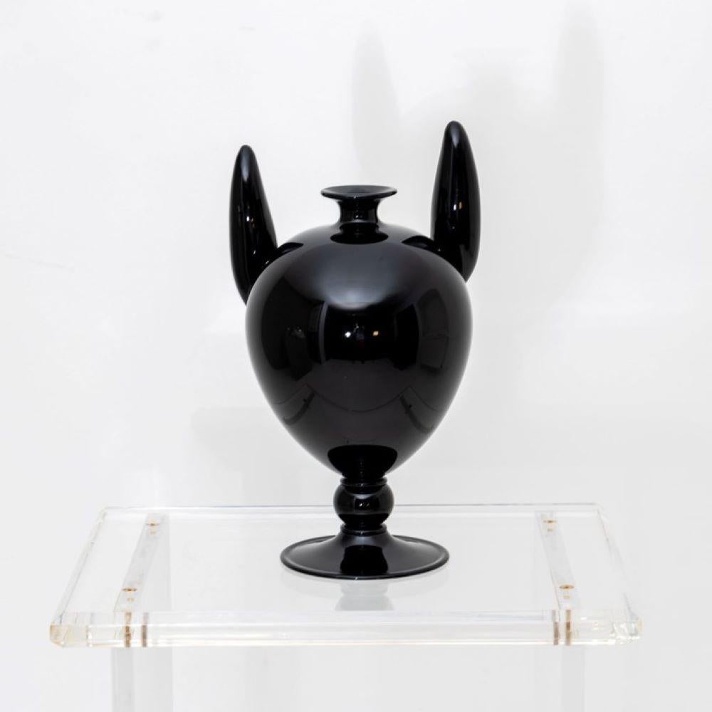 Italiano Vaso in vetro artistico veronese di Cleto Munari in vendita