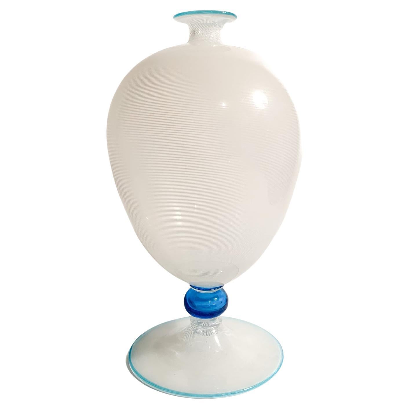 Veronese Model Filigree Vase in Murano Glass by Barovier & Toso, 1950s For Sale