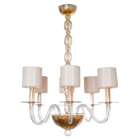 Veronese Olympia Murano Glass Chandelier  For Sale