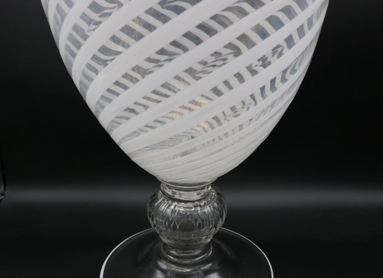 "Veronese" Venini Art Glass Vase by Vittorio Zecchin For Sale at