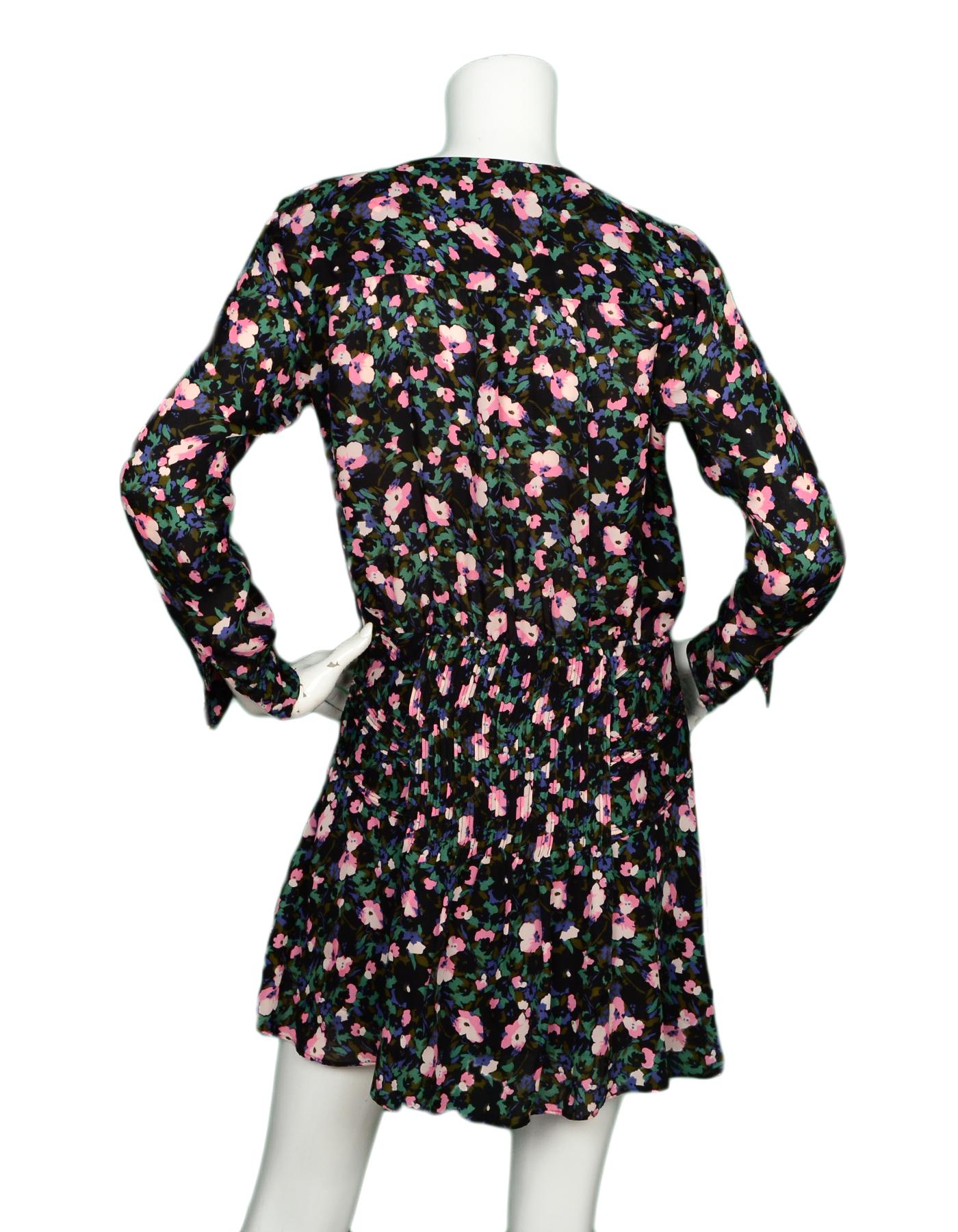 veronica beard pink floral dress