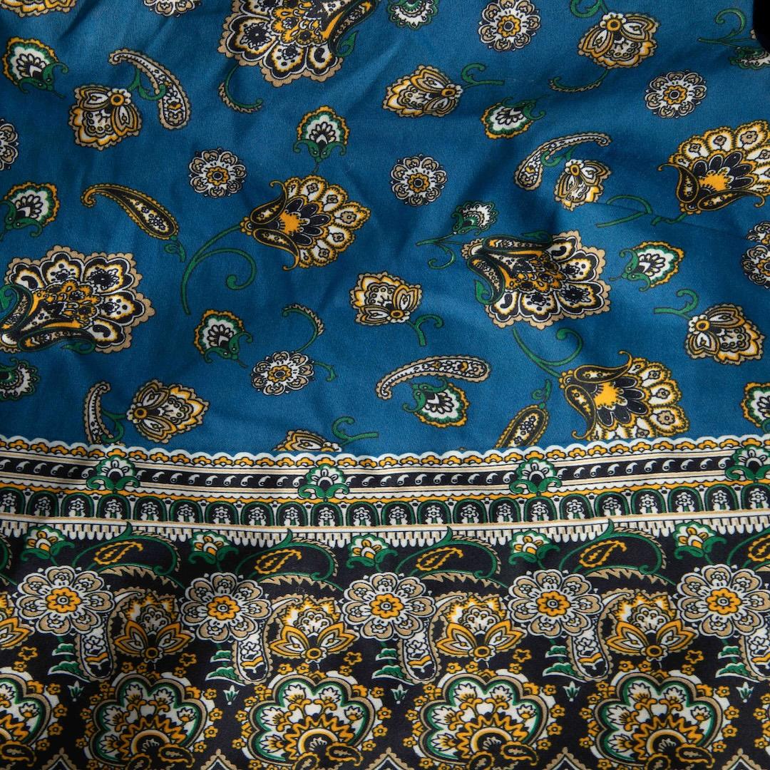Veronica Beard Blue Floral Patterned Top Size XXS In Good Condition In London, GB