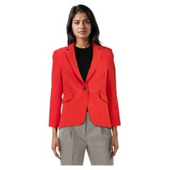 Veronica Beard Red Single Breast Blazer Size L