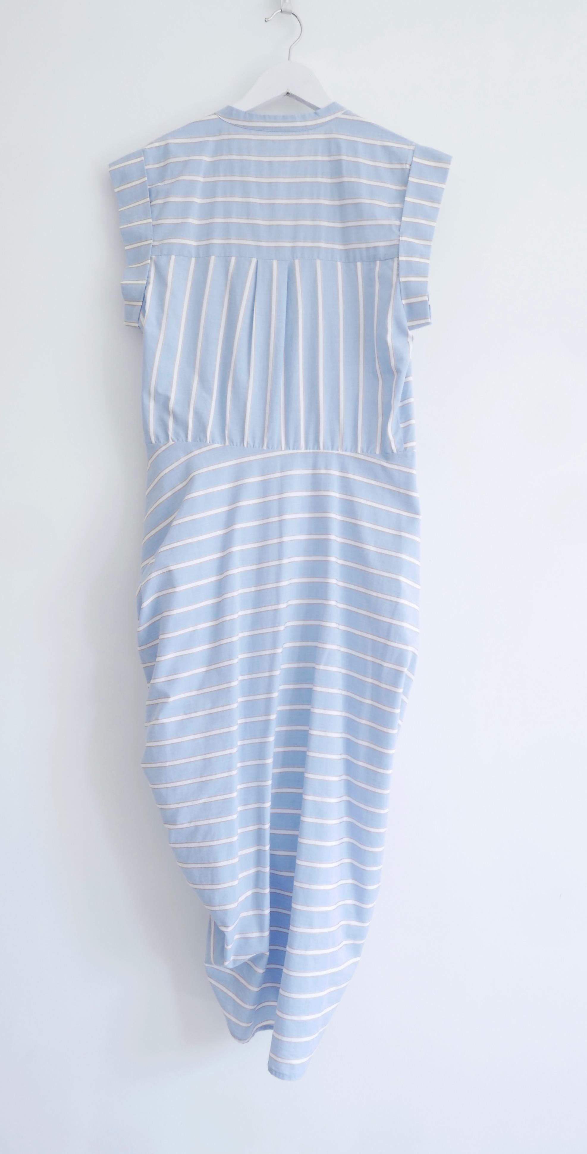 Veronica Beard - Robe chemise en coton mélangé froncé Excellent état - En vente à London, GB