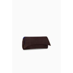 Veronica Clutch Mocha Suede