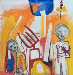 Friendship of the good, Mixed Media on Canvas