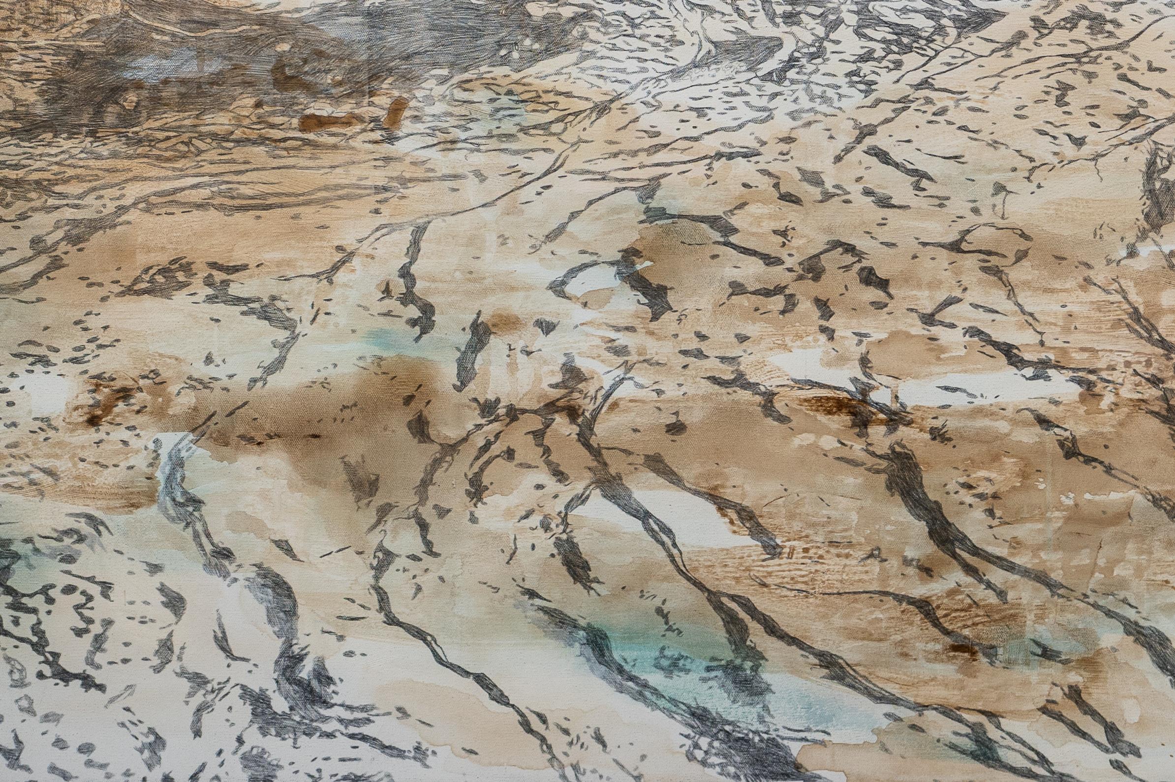 Berghimmel
Acryl auf Cavas 
33,4 x 47,2 x 1,6, 11,0 lbs  

Kommentar des Künstlers: 
