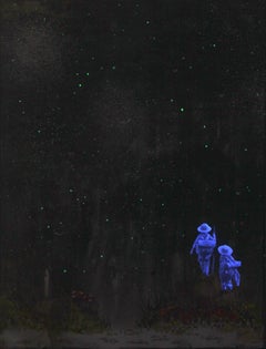 Explorers - Young Boys on an Adventure into the Starry Night, Glow In The Dark
