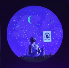 Off The Grid - Little Boy Fishing, Clouds, Weak Wifi, Glow in the Dark