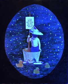 The Size Of Dreams - Little Boy, Real & Rubber Ducks, Dreaming Big, Glow in Dark