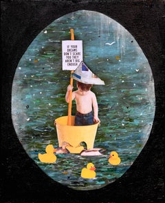 The Size Of Dreams - Little Boy, Real & Rubber Ducks, Dreaming Big, Glow in Dark