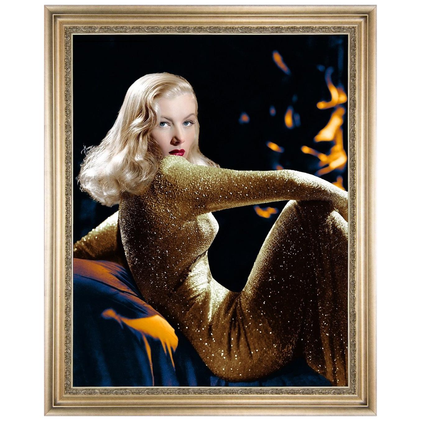 Veronica Lake, after Hollywood Regency Photo by George Hurrell, Art Deco Era For Sale