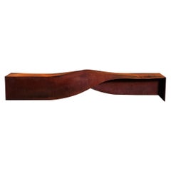 Veronicà Mar S-Bench in Core-Ten Steel