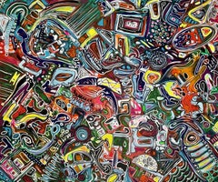 78 x 65 cm (200 x 165 cm), LIFE IN COLORS 20, Gemälde, Acryl auf Leinwand