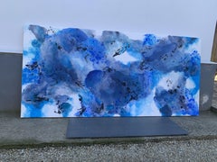 Blue Flame 7, Painting, Acrylic on Canvas