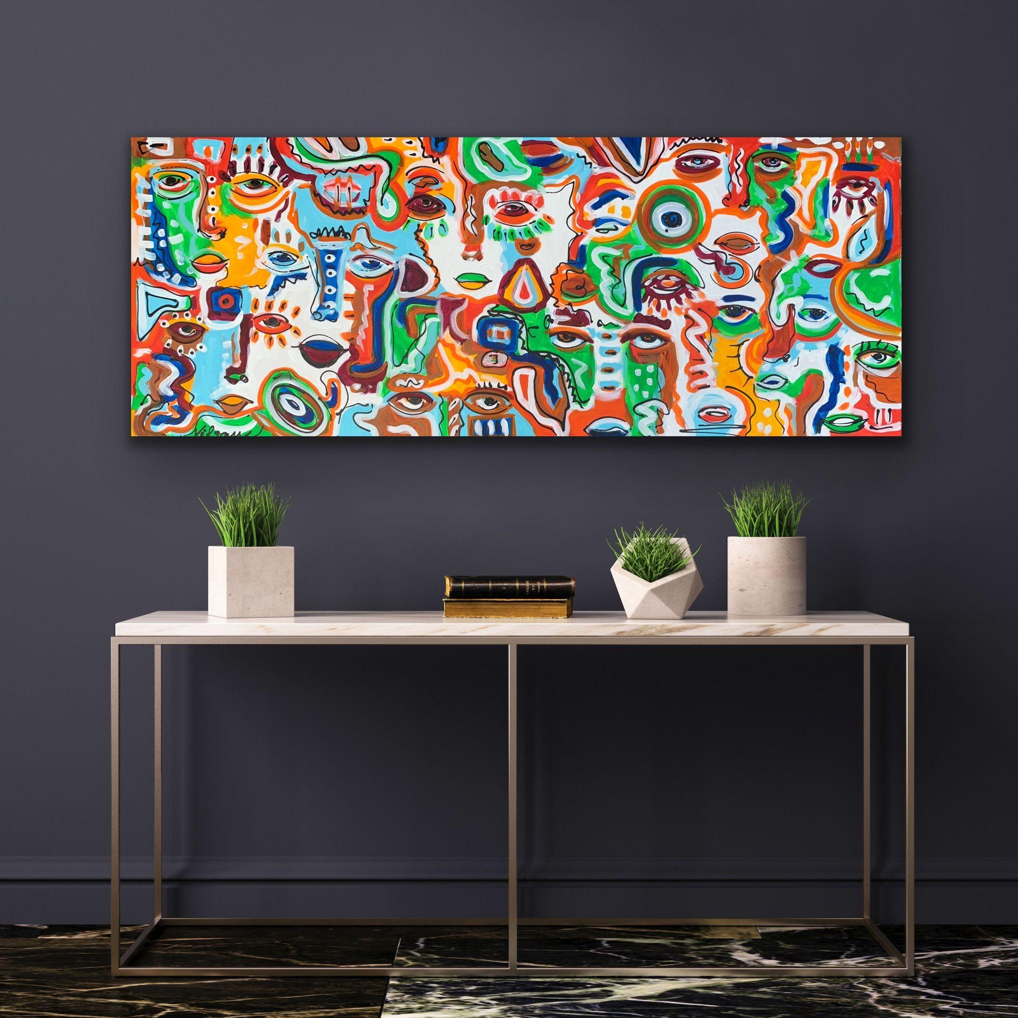 Free Spirits 13, Peinture  l'acrylique sur toile en vente 2