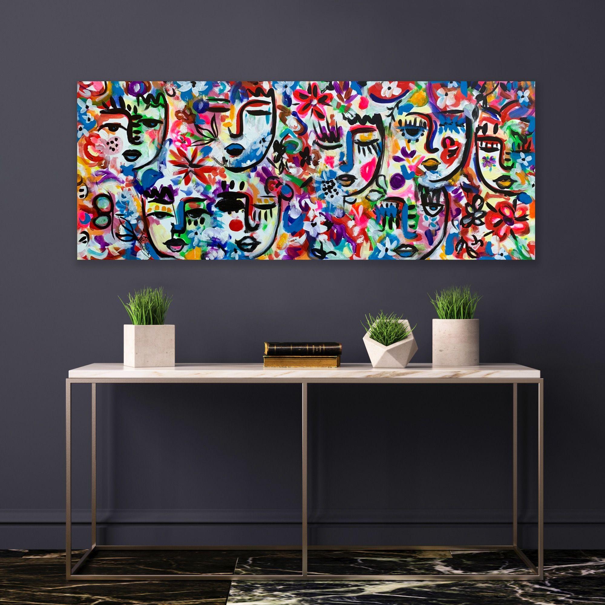 Spiriti liberi 23, Pittura, Acrilico su tela 1