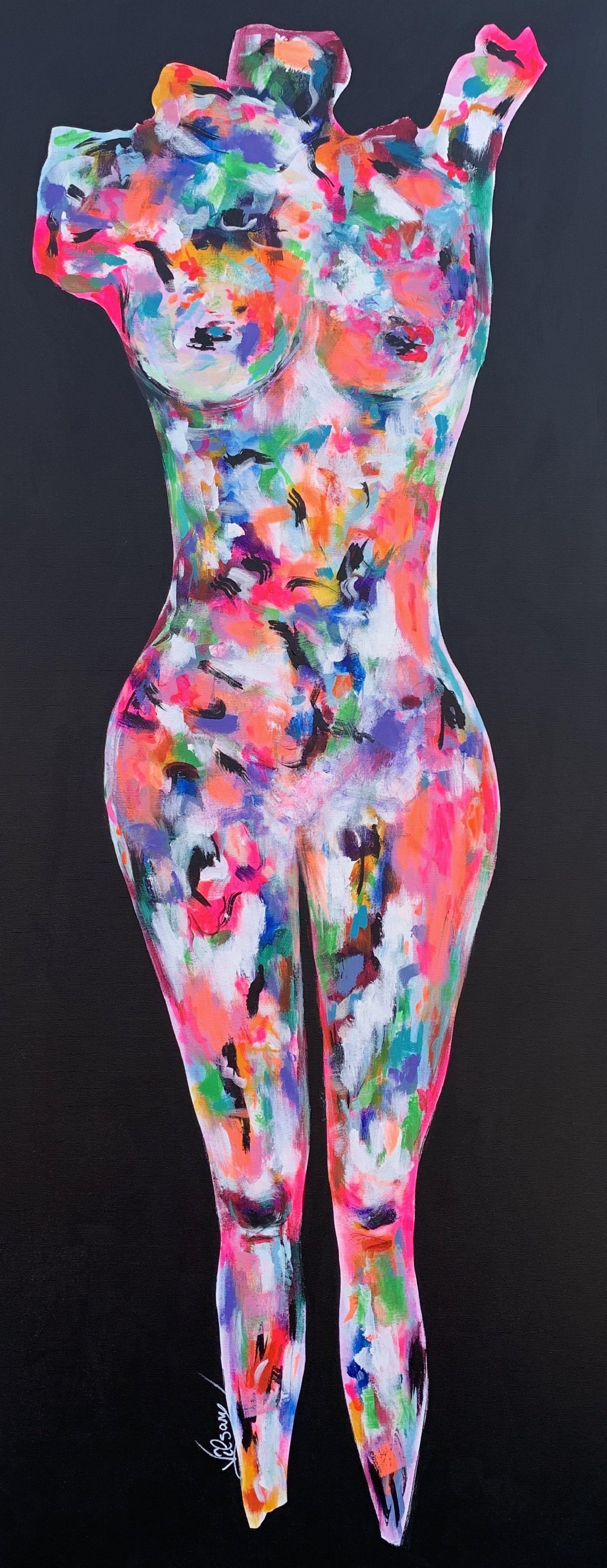 Libertà 10, Pittura, Acrilico su tela - Painting di Veronica Vilsan
