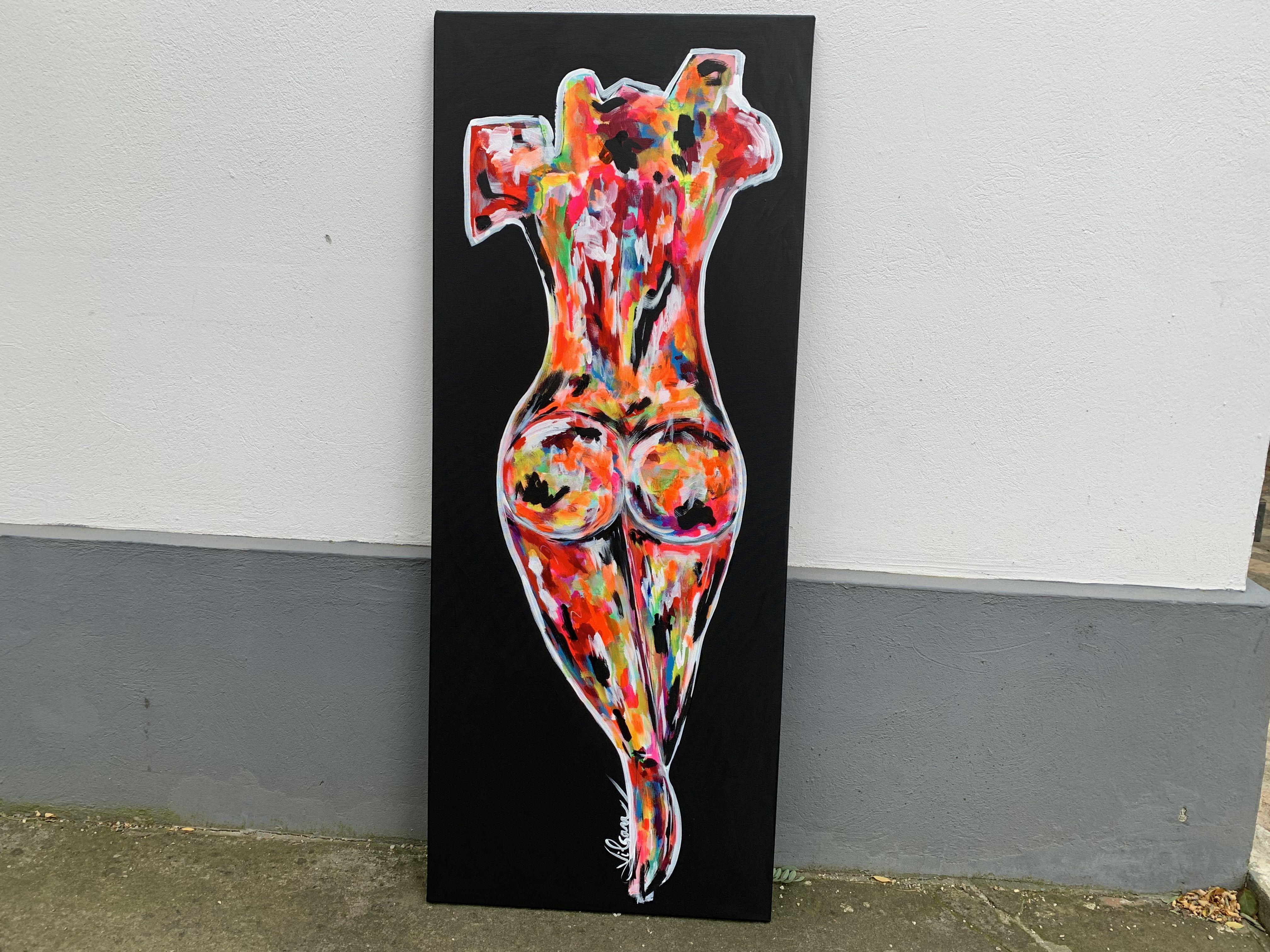 Dipinto a mano. Non è una stampa. Il dipinto è firmato sul retro. Data.  Dipinto originale di FINE ART contemporanea, acrilico su tela 100% cotone.    Titolo: Libertà 7, 2021, pronto per essere appeso  Dimensioni: 59 x 23,5