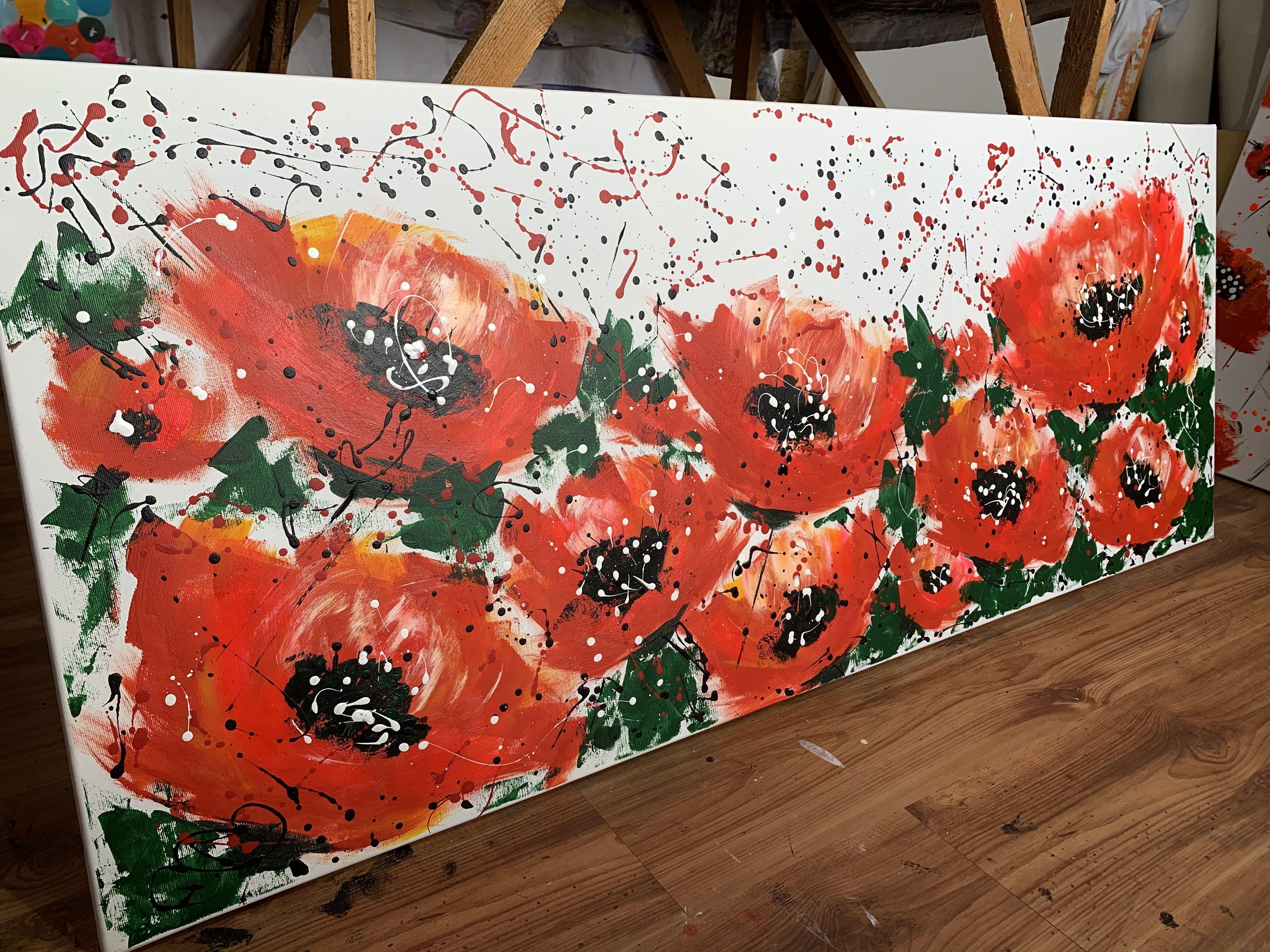 Garden of Joy 14, 150x60cm, Painting, Acrylic on Canvas 1