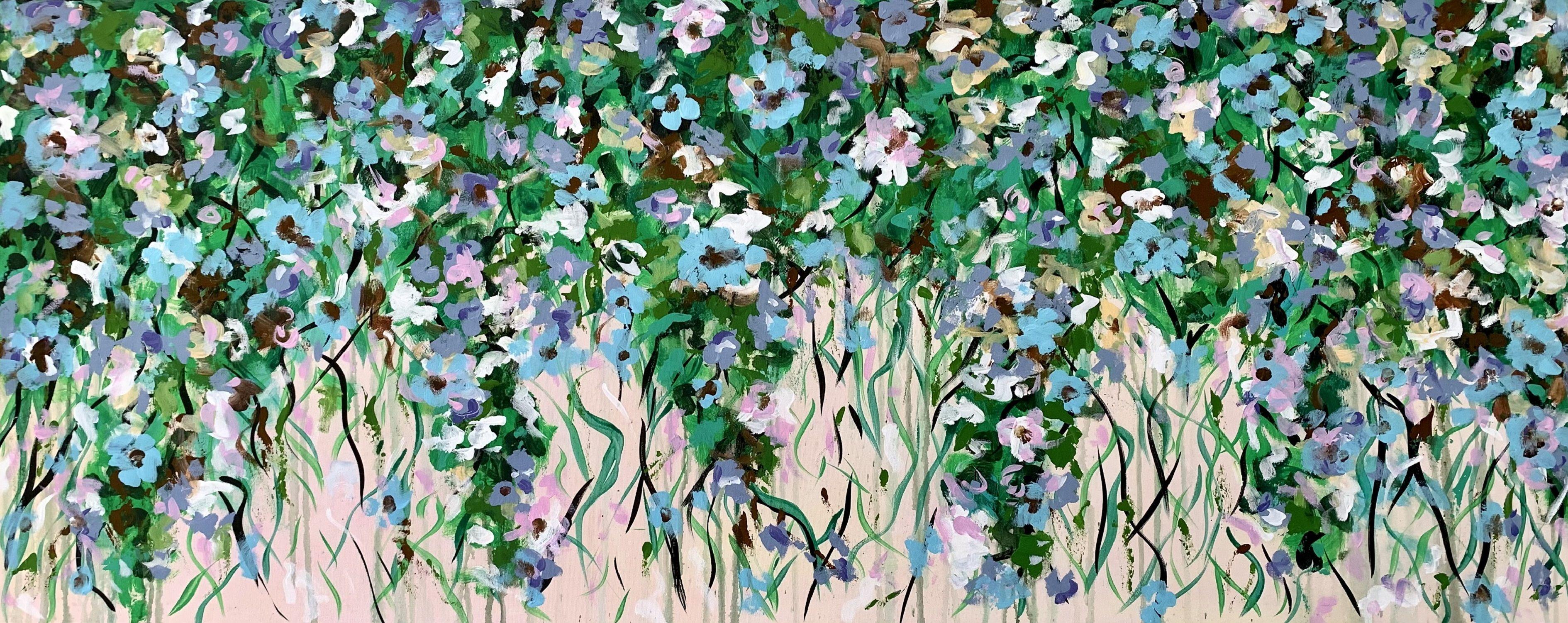 Giardino della gioia 45, Pittura, Acrilico su tela - Painting di Veronica Vilsan