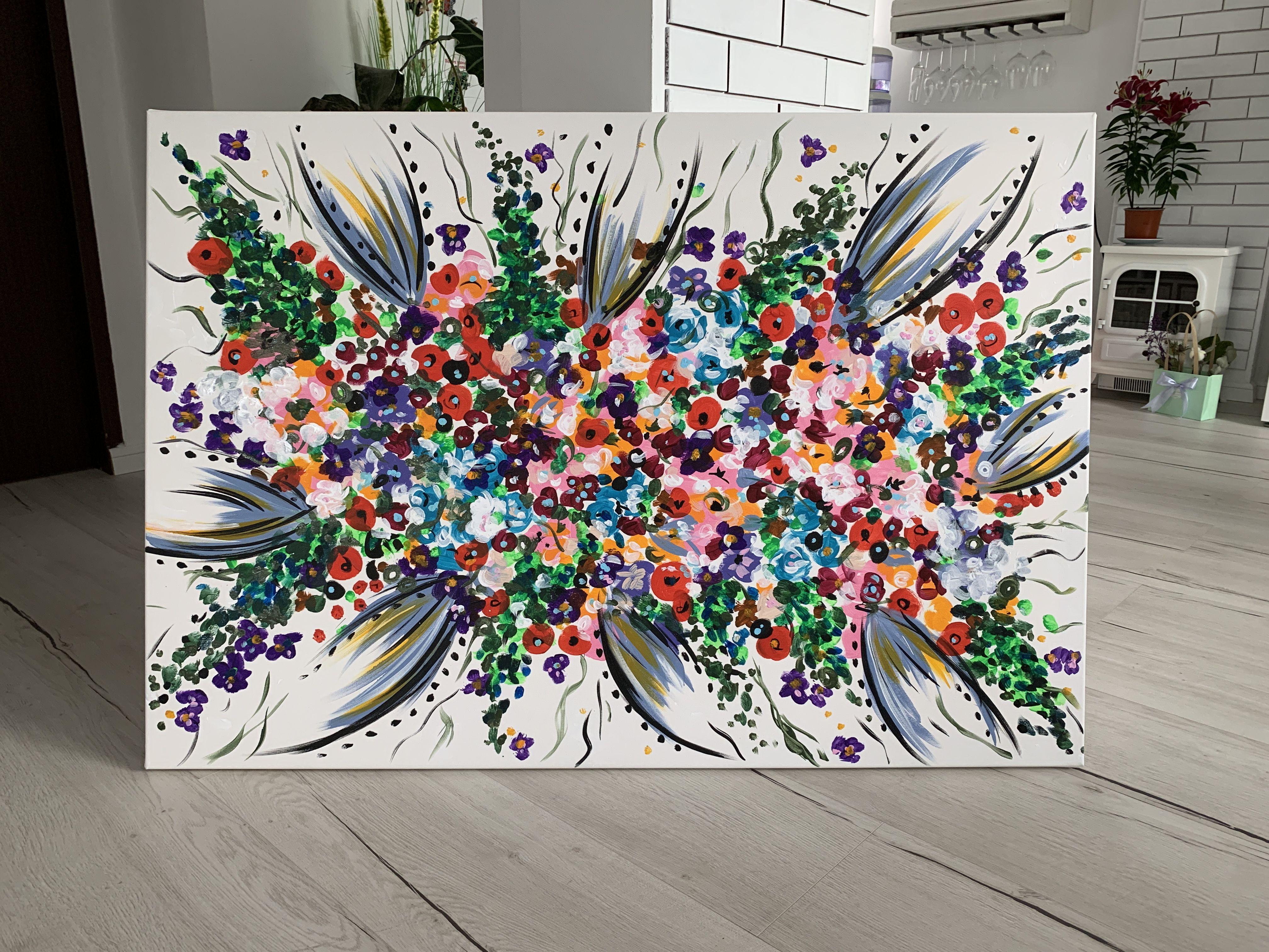 Garden of Joy 50, Painting, Acrylic on Canvas 2