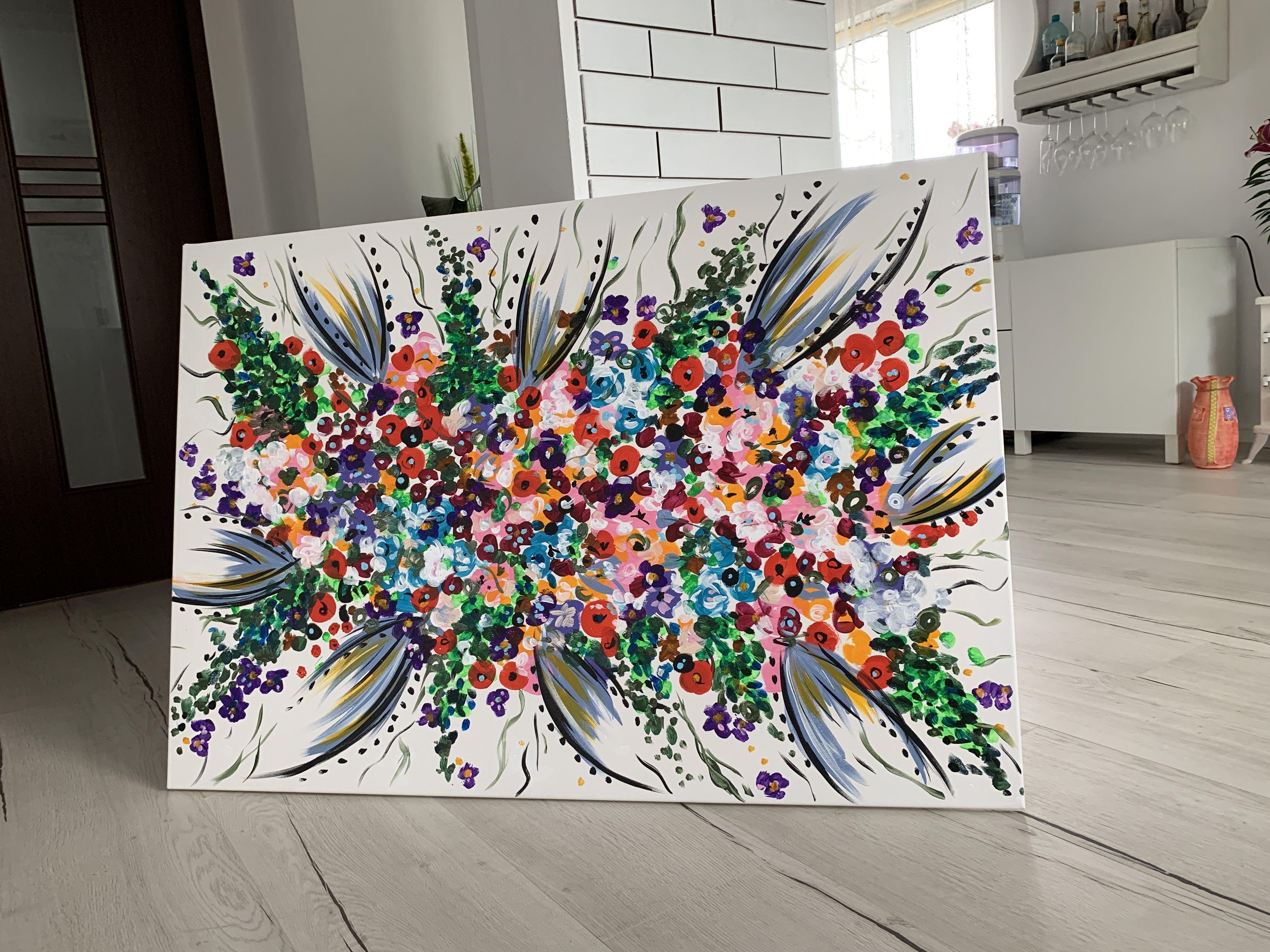 Garden of Joy 50, Painting, Acrylic on Canvas 4