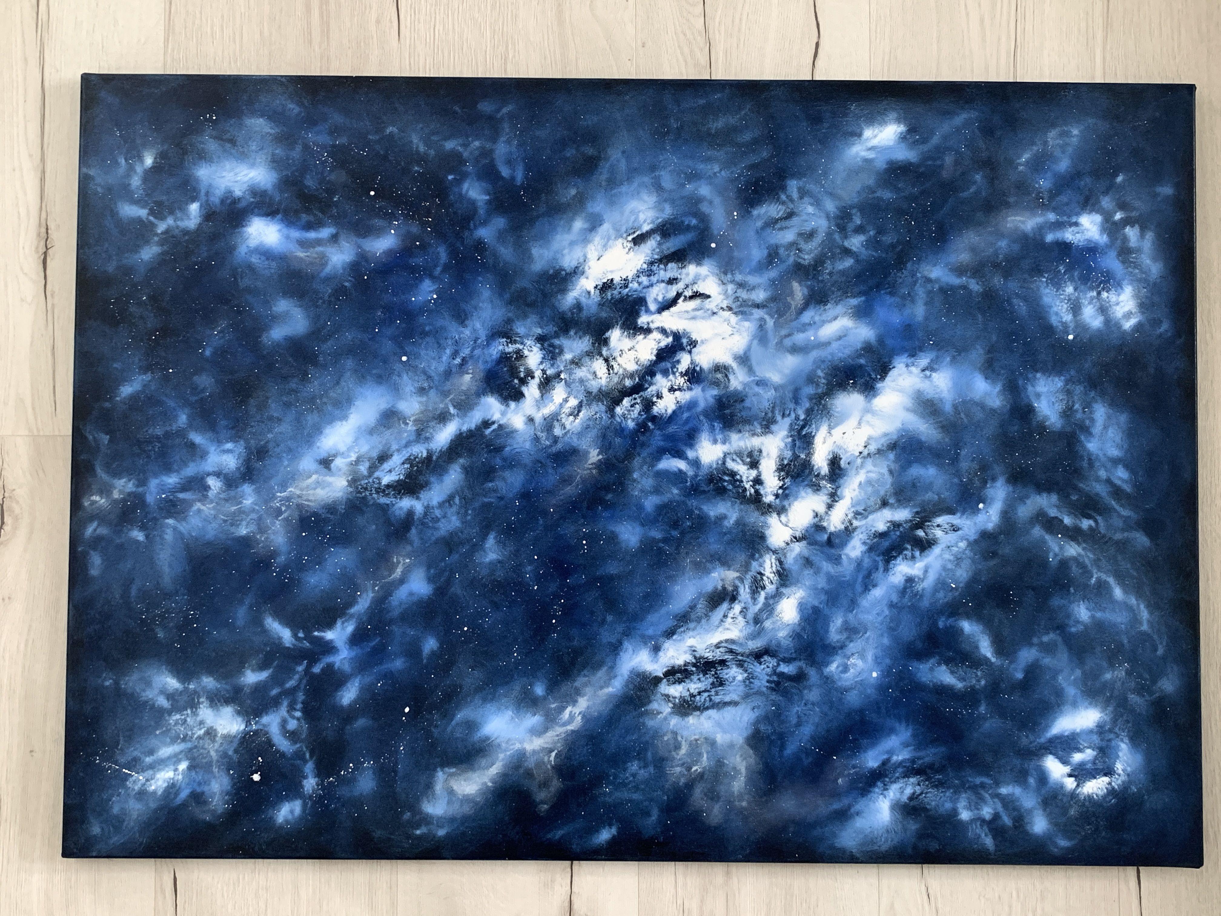 Interstellar 7, Gemälde, Öl auf Leinwand (Abstrakter Expressionismus), Painting, von Veronica Vilsan